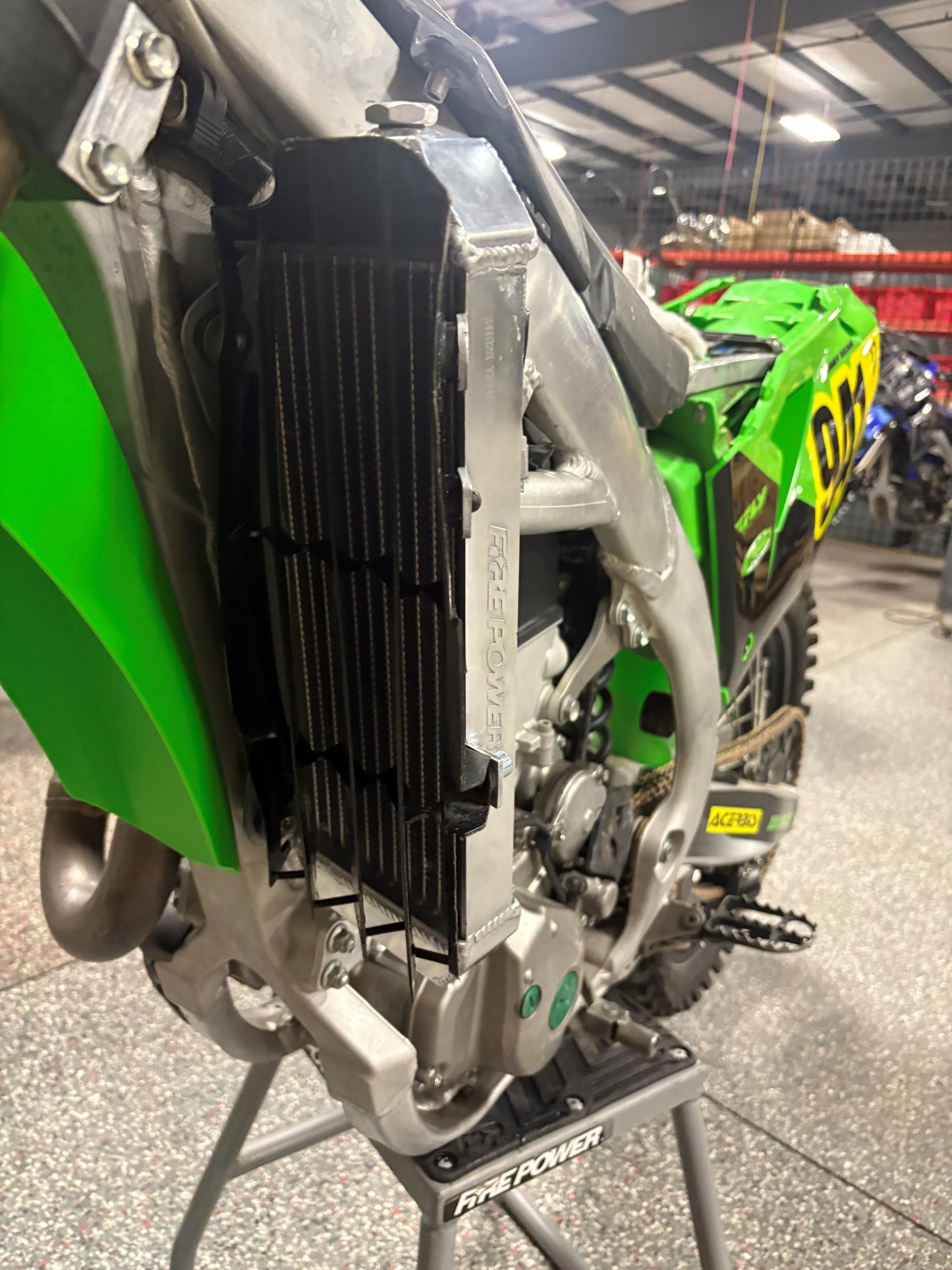 FIRE POWER TRS - R - 140L Left Radiator for Kawasaki – High - Performance Aluminum Replacement - Kelly Motorsports