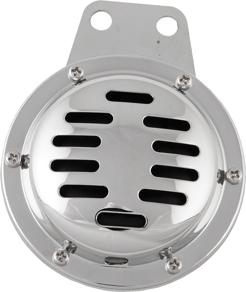 Fire Power Universal 12 Volt Chrome Horn - 4 Inch - Kelly Motorsports