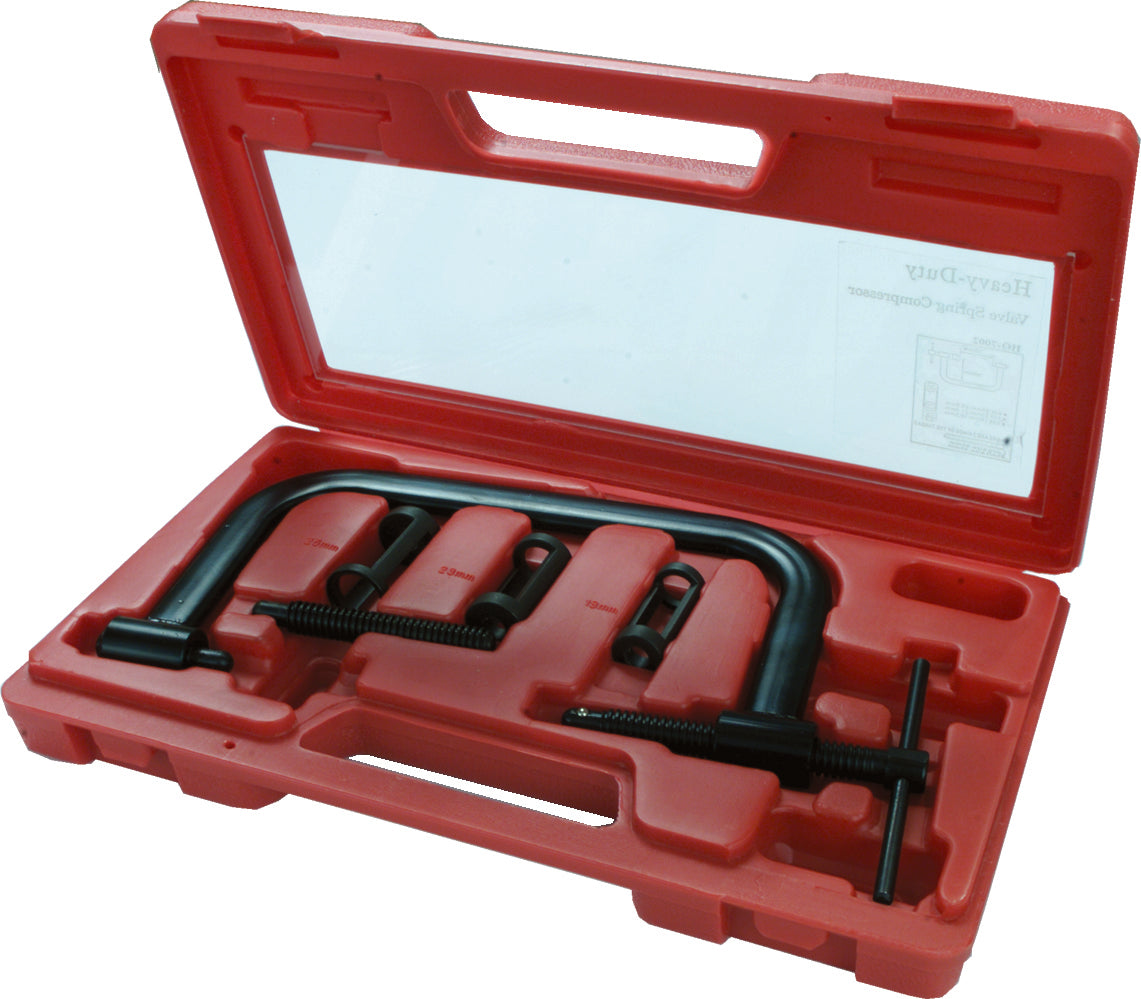 Fire Power Valve Spring Compressor with Collars and Carrying Case - Part Number 0112088 - Kelly Motorsports