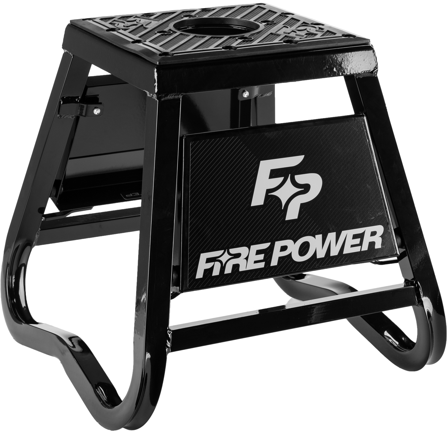 FIRE POWER Works Stand with Heavy Duty Construction and Dual Tool Trays - Kelly Motorsports