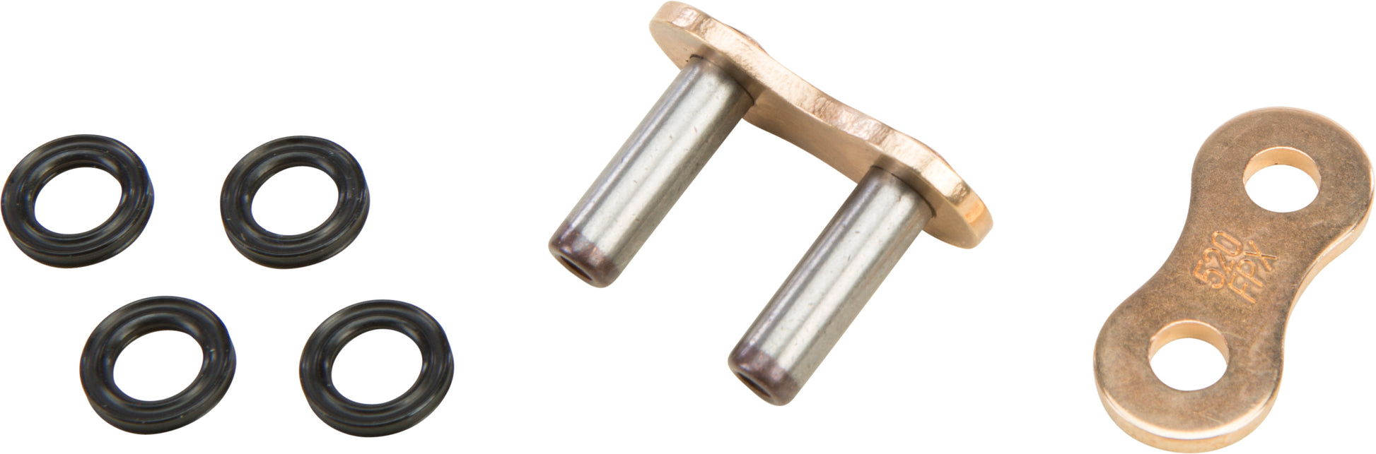 FIRE POWER X Ring Rivet Master Link 520 Gold (Part 520FPX - MLJ/G) - Kelly Motorsports