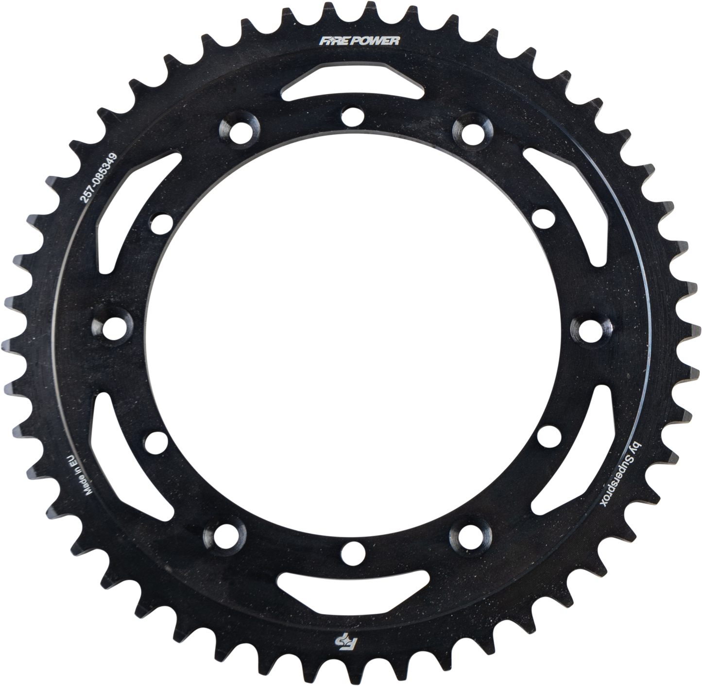 FIRE POWER Yamaha YFS200 Blaster Rear Steel Sprocket 49 Teeth - Black (Part No. FPS - 853 - 49 - BLK) - Kelly Motorsports