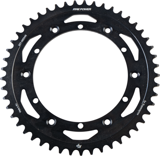 FIRE POWER Yamaha YFS200 Blaster Rear Steel Sprocket 49 Teeth - Black (Part No. FPS - 853 - 49 - BLK) - Kelly Motorsports