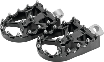 FLO Motorsport Bmx Style Foot Pegs Black - Part FPEG - 800V3BLK for Harley Davidson and More - Kelly Motorsports