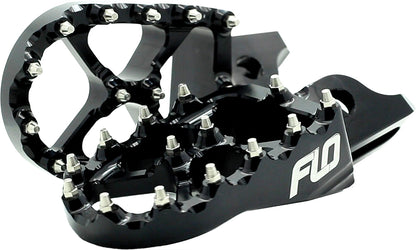FLO MOTORSPORTS Pro Series Foot Pegs Black for KTM and Husqvarna 2023 Models - Kelly Motorsports