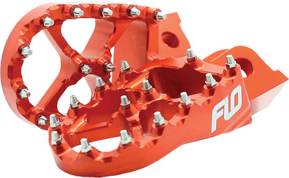 FLO MOTORSPORTS Pro Series Foot Pegs for KTM and Husqvarna – Orange, Part FPEG - 795 - 2 ORG - Kelly Motorsports