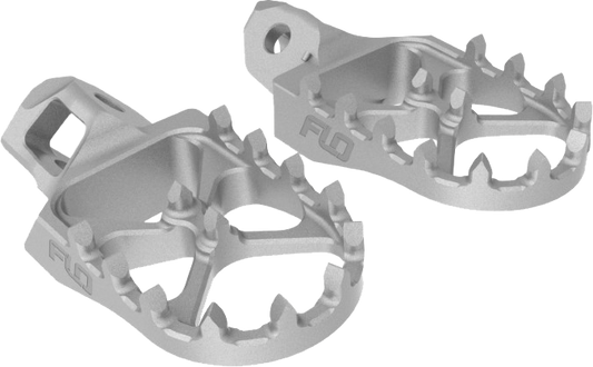 FLO MOTORSPORTS Stainless Steel Foot Pegs for Honda CRF Series - Part Number SS - 792 - Kelly Motorsports