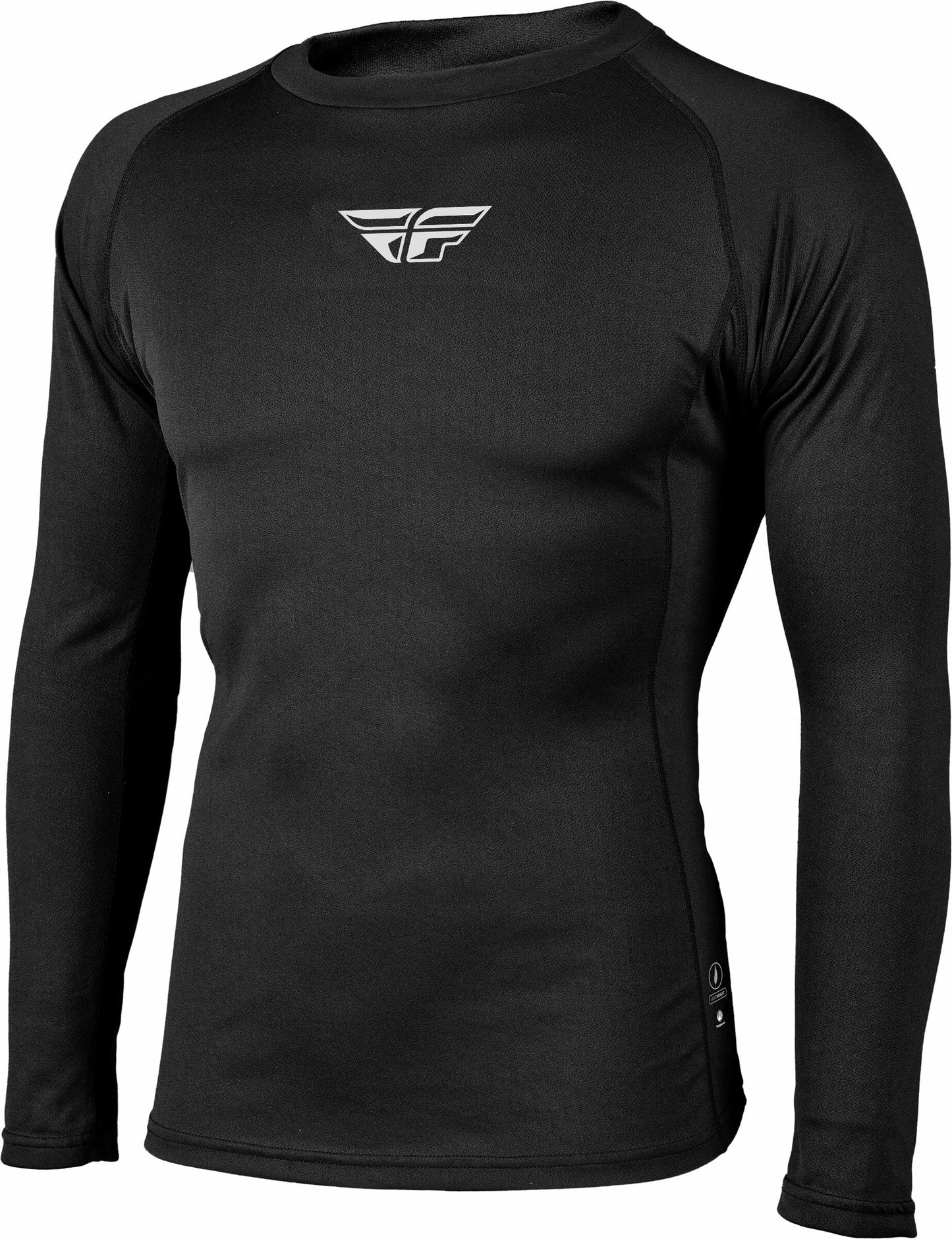 Fly Racing 354 - 6401L Lightweight Baselayer Top – Black Large - Kelly Motorsports