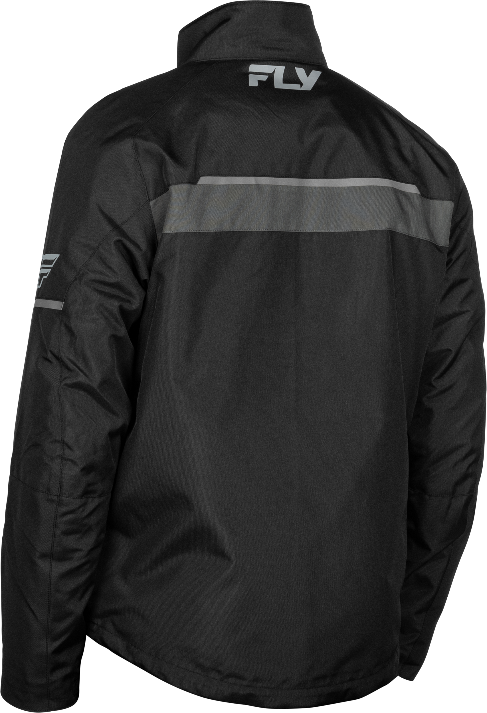 Fly Racing Aurora Jacket Black/Grey Large - Weatherproof Motorcycle Gear with Insulation - Kelly Motorsports