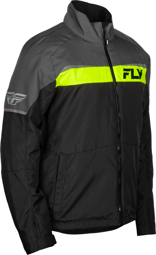 Fly Racing Aurora Jacket Grey/Black - Model 470 - 41263X - Kelly Motorsports
