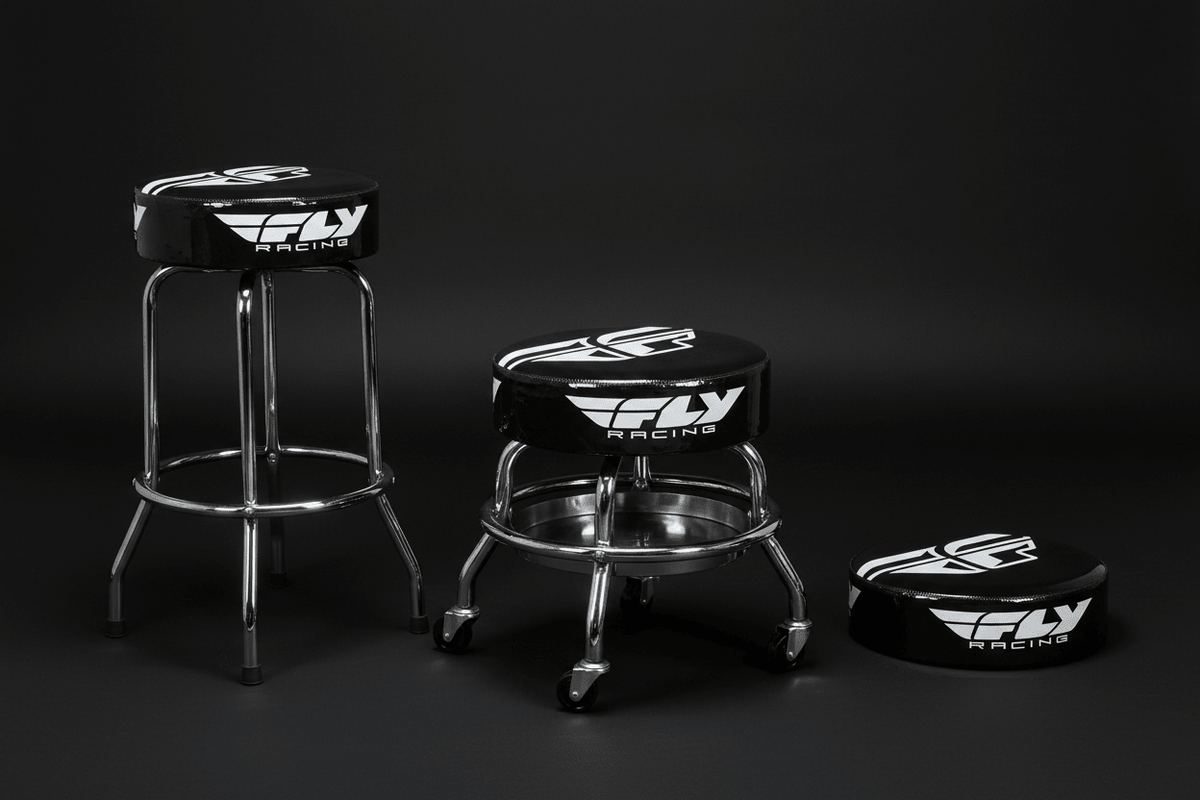 Fly Racing Bar Stool, Mechanics Stool or Seat Only - Kelly Motorsports