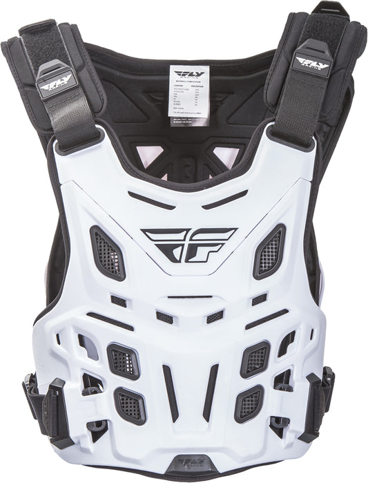 Fly Racing Ce Revel Race Roost Guard White - Superior Impact Protection for Motocross - Kelly Motorsports