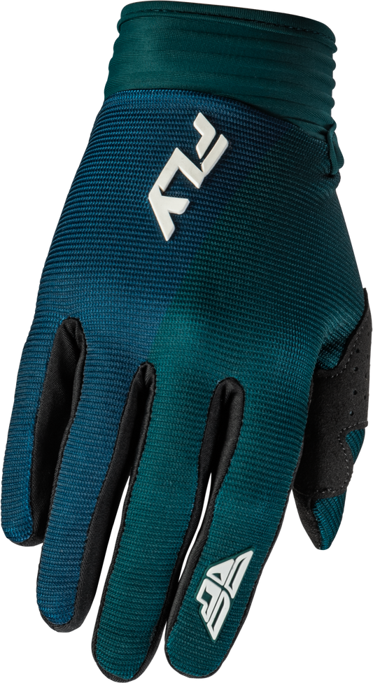 Fly Racing F 16 Gloves Teal and White Small - Kelly Motorsports