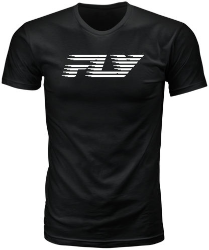Fly Racing Fly Fast Tee Black 2X – Premium Cotton Crew Neck T-Shirt - Kelly Motorsports