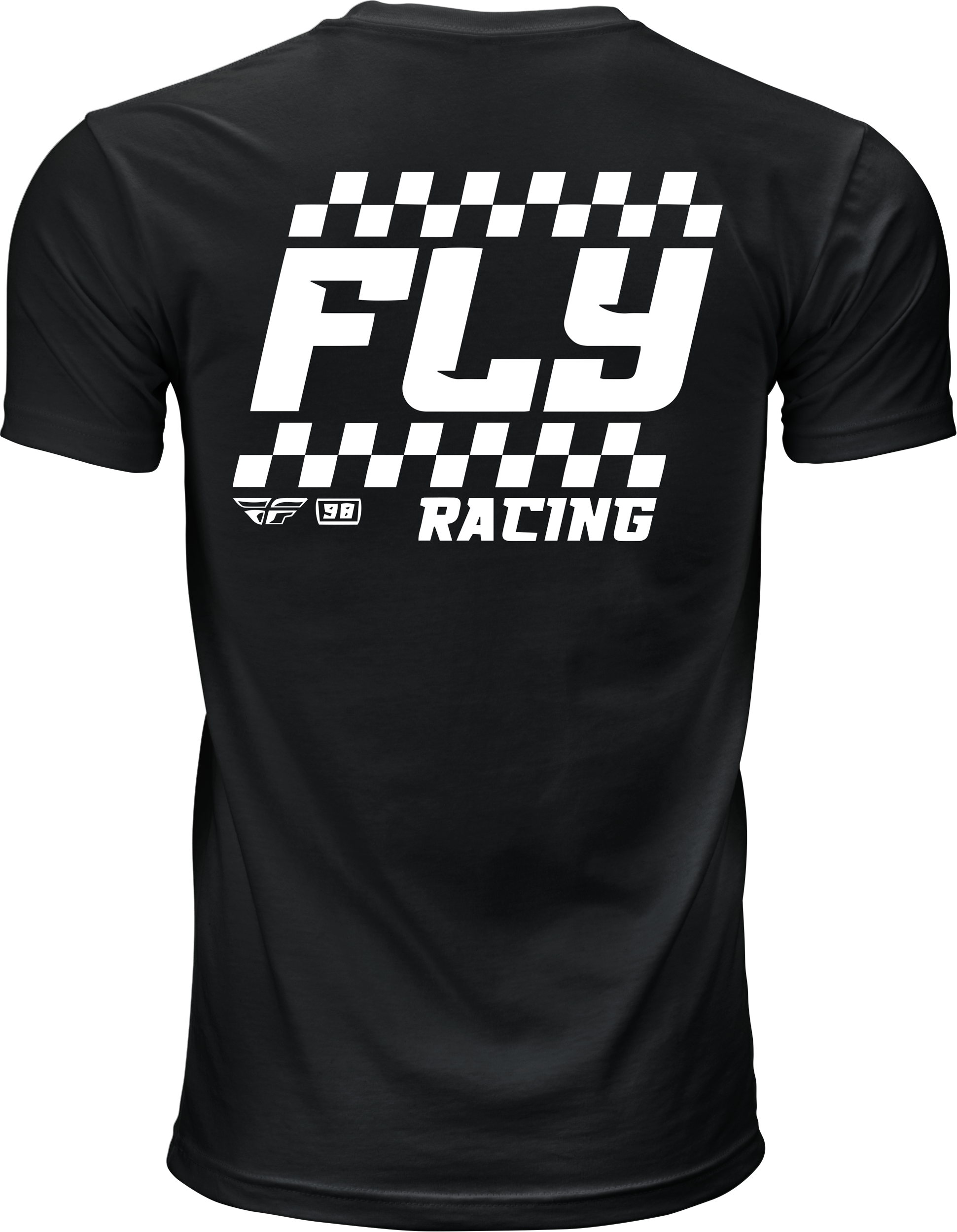 Fly Racing Fly Staple Tee Black 2X – Comfortable 100% Cotton Crew Neck T-Shirt - Kelly Motorsports