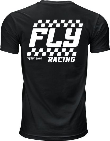 Fly Racing Fly Staple Tee Black 2X – Comfortable 100% Cotton Crew Neck T-Shirt - Kelly Motorsports