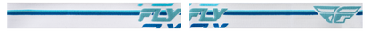 Fly Racing Focus Snow Goggle White/Blue with Blue Mirror Lens - Kelly Motorsports