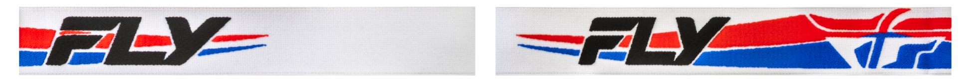 Fly Racing Focus Snow Goggle White/Red/Blue with Dark Blue Mirror and Smoke Lens - Kelly Motorsports