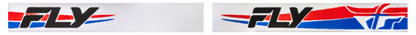 Fly Racing Focus Snow Goggle White/Red/Blue with Dark Blue Mirror and Smoke Lens - Kelly Motorsports