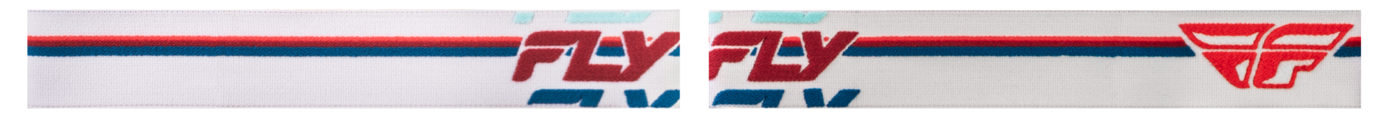 Fly Racing Focus Snow Goggle with Smoke and Dark Blue Lens - Red/White Frame - Kelly Motorsports