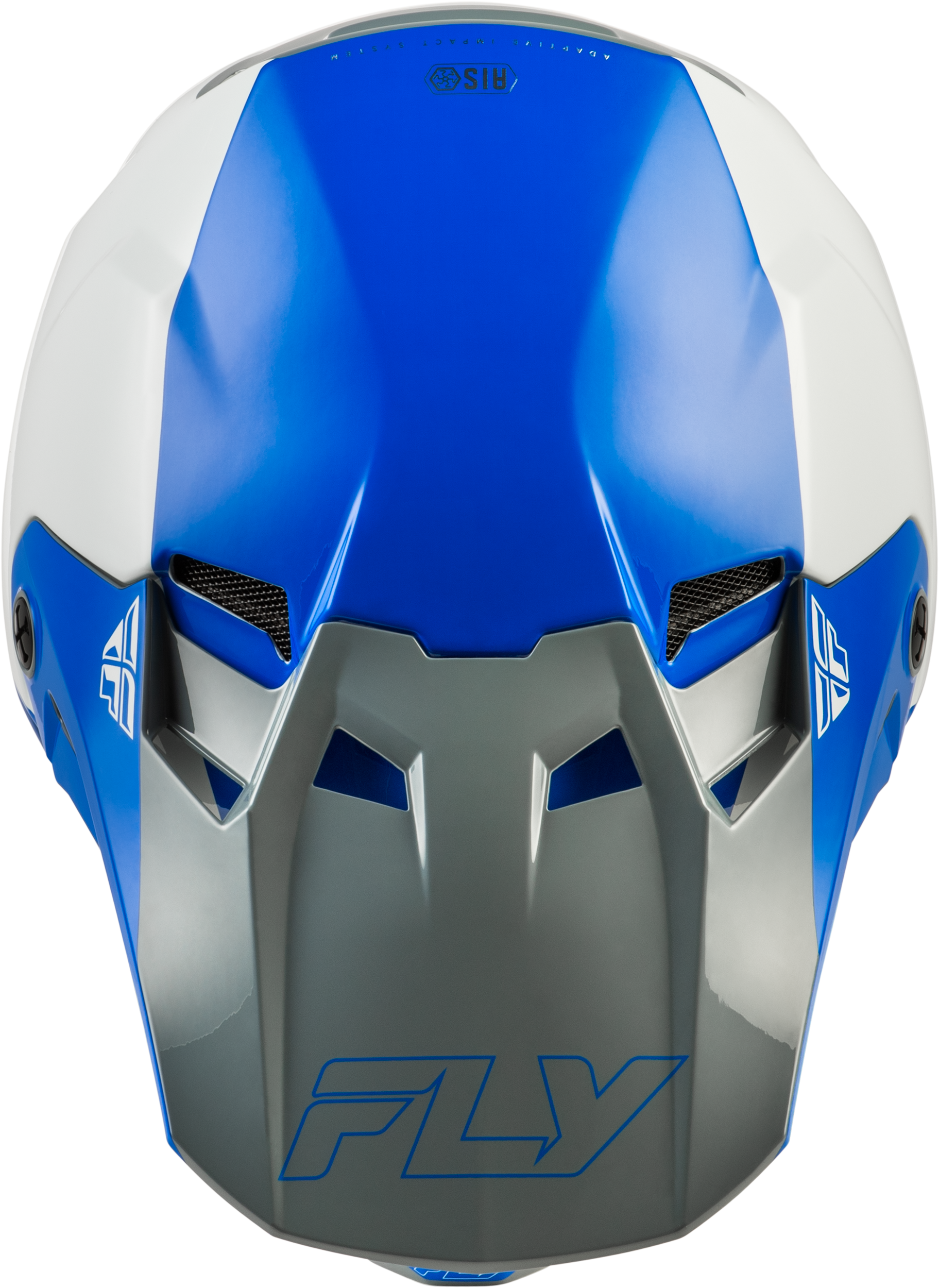Fly Racing Formula CC Glide Helmet Blue Light Grey - Lightweight Motorcycle Helmet with Advanced Impact Protection - Kelly Motorsports