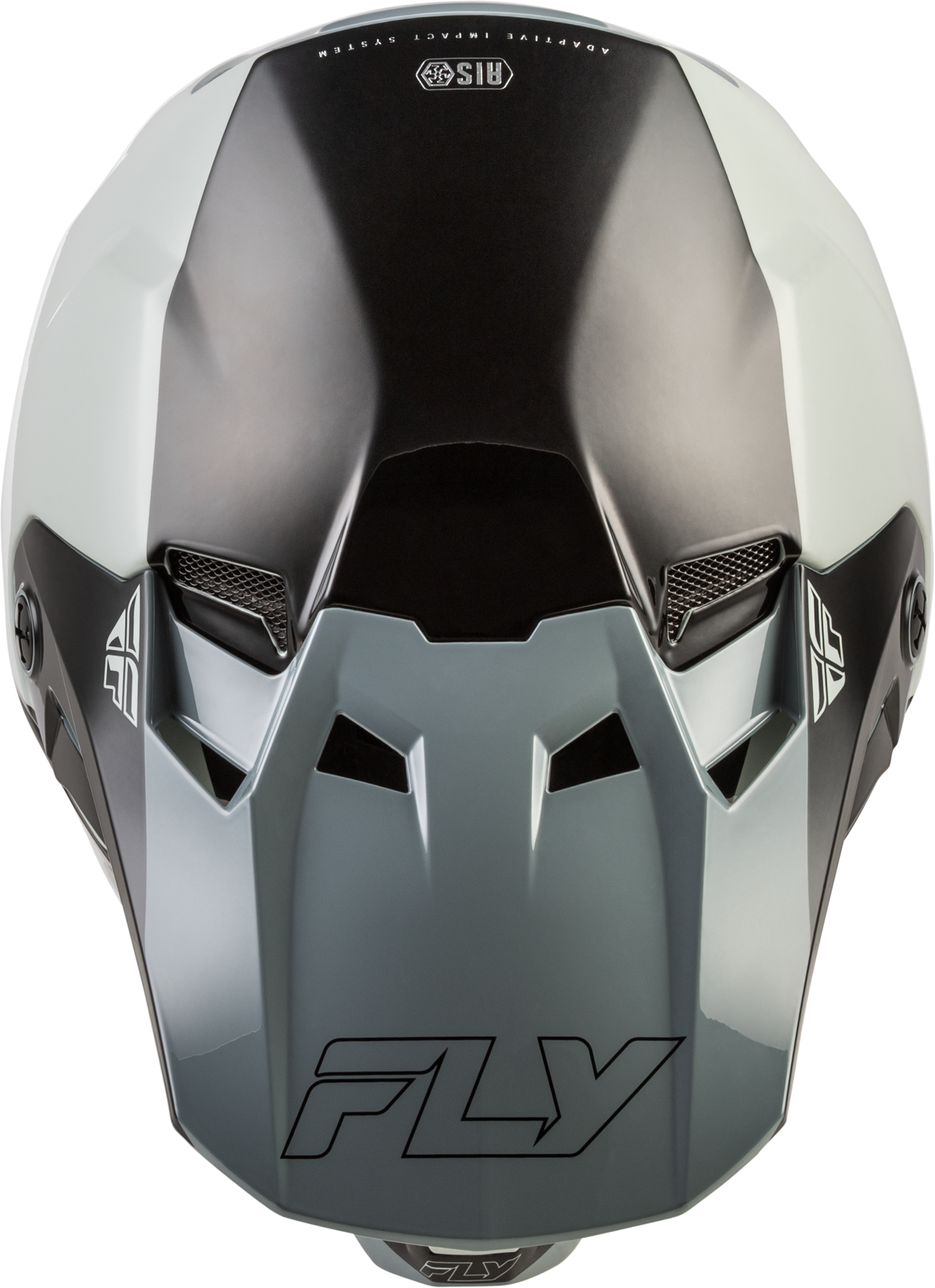 Fly Racing Formula CC Glide Helmet Grey Light Grey Black 2X - Lightweight Impact - Resistant Motorcycle Helmet with Advanced Safety Features - Kelly Motorsports