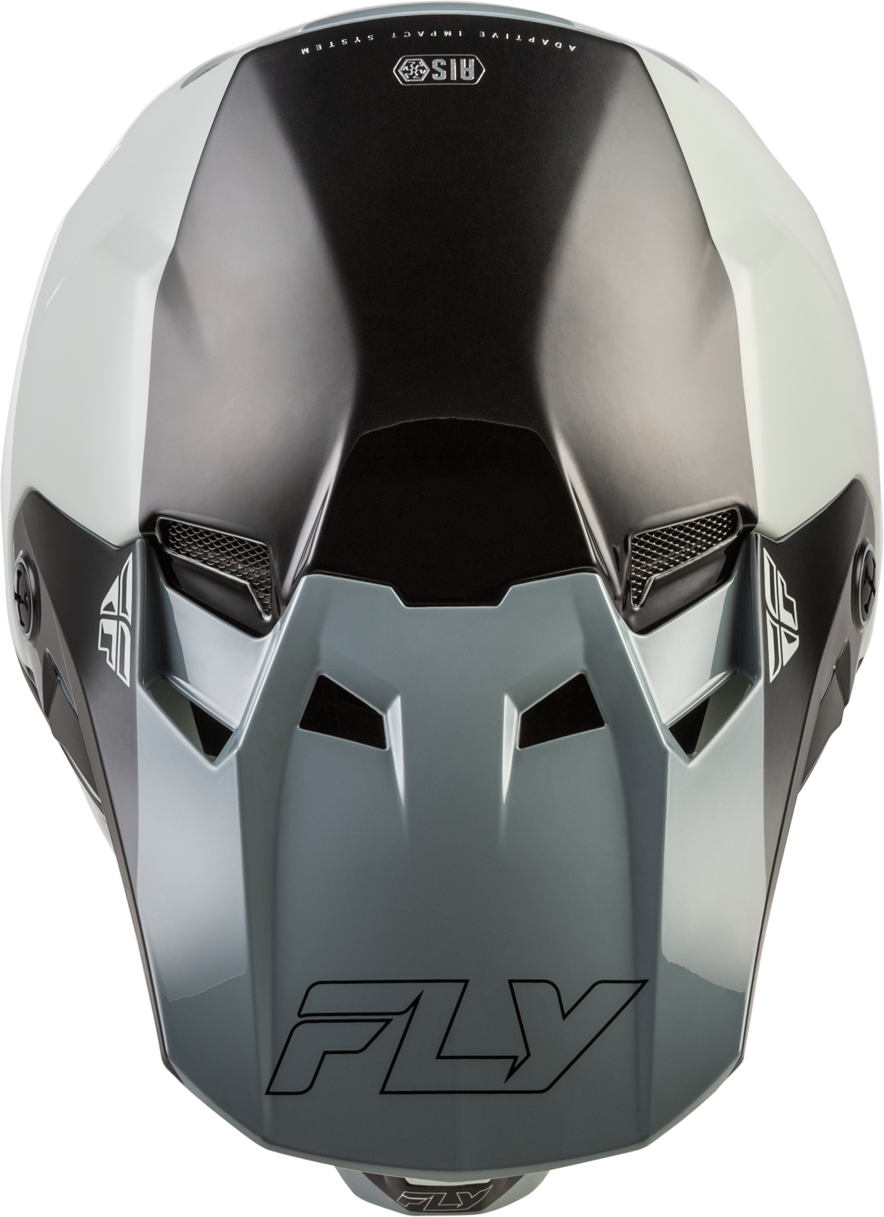 Fly Racing Formula CC Glide Helmet Grey Light Grey Black 2X - Lightweight Impact - Resistant Motorcycle Helmet with Advanced Safety Features - Kelly Motorsports