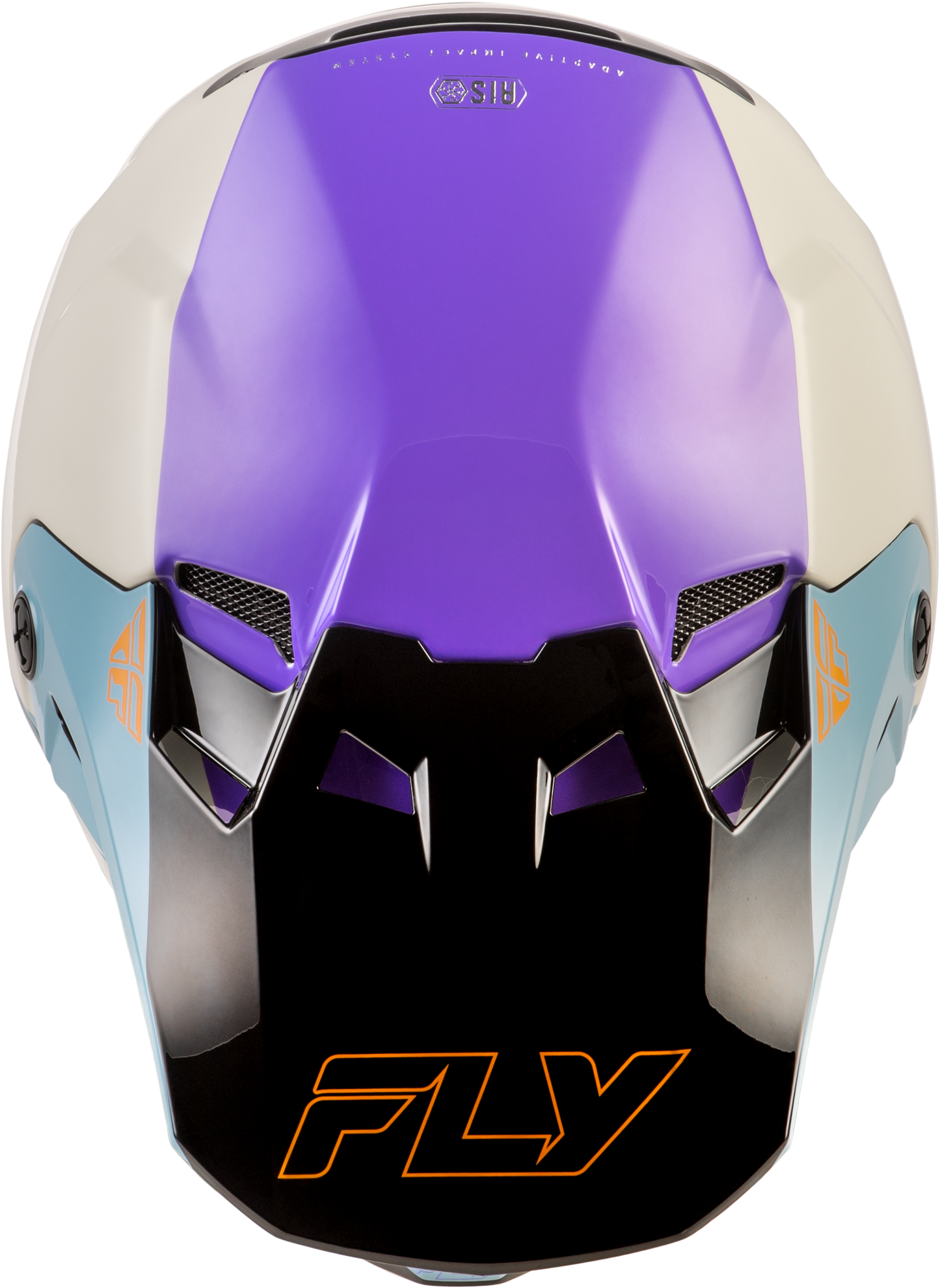 Fly Racing Formula CC Glide Helmet Purple, Stone & Black – Lightweight, Impact - Resistant Motorcycle Helmet with Advanced Safety Features - Kelly Motorsports