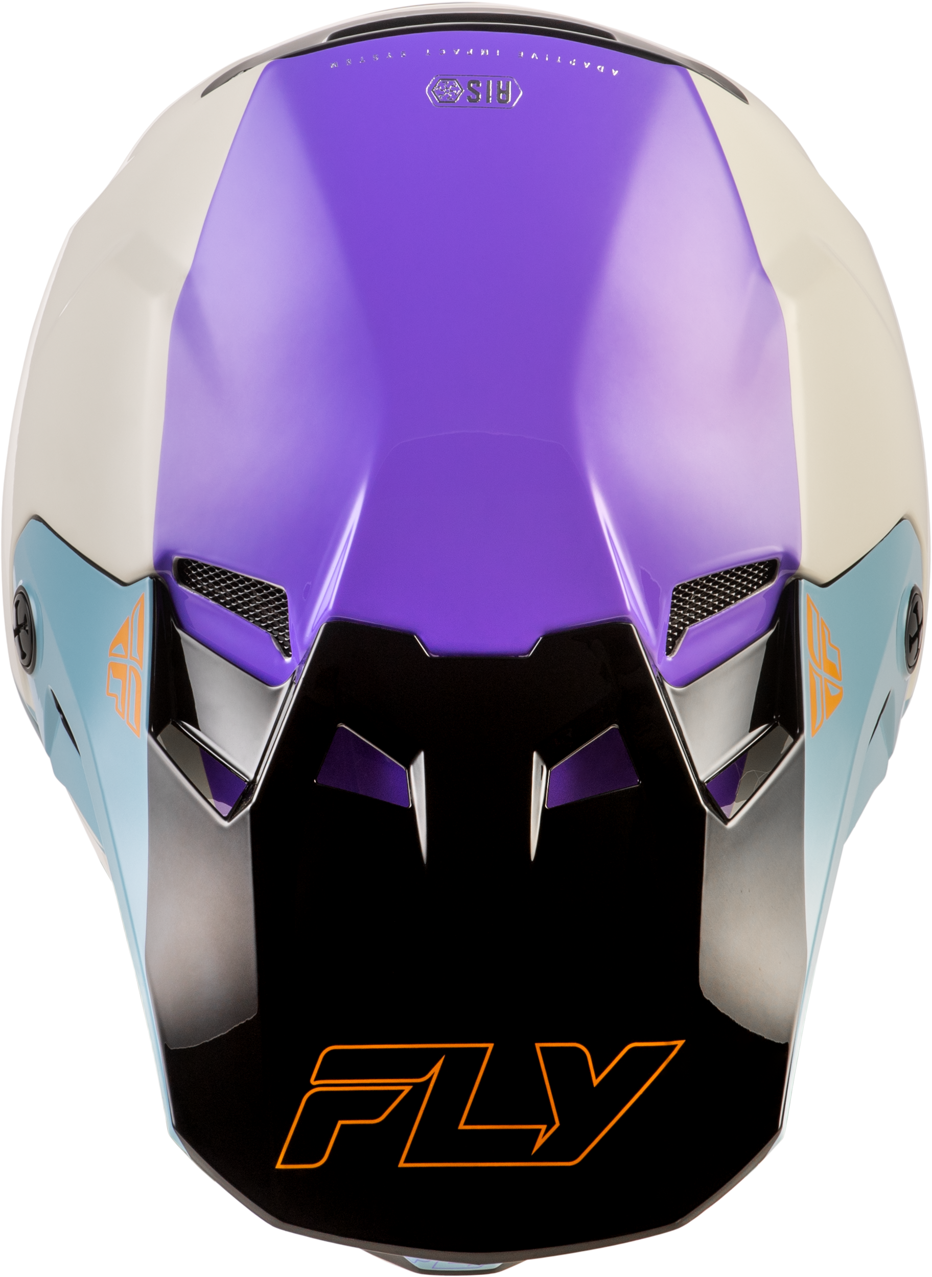 Fly Racing Formula CC Glide Helmet Purple, Stone & Black – Lightweight, Impact - Resistant Motorcycle Helmet with Advanced Safety Features - Kelly Motorsports