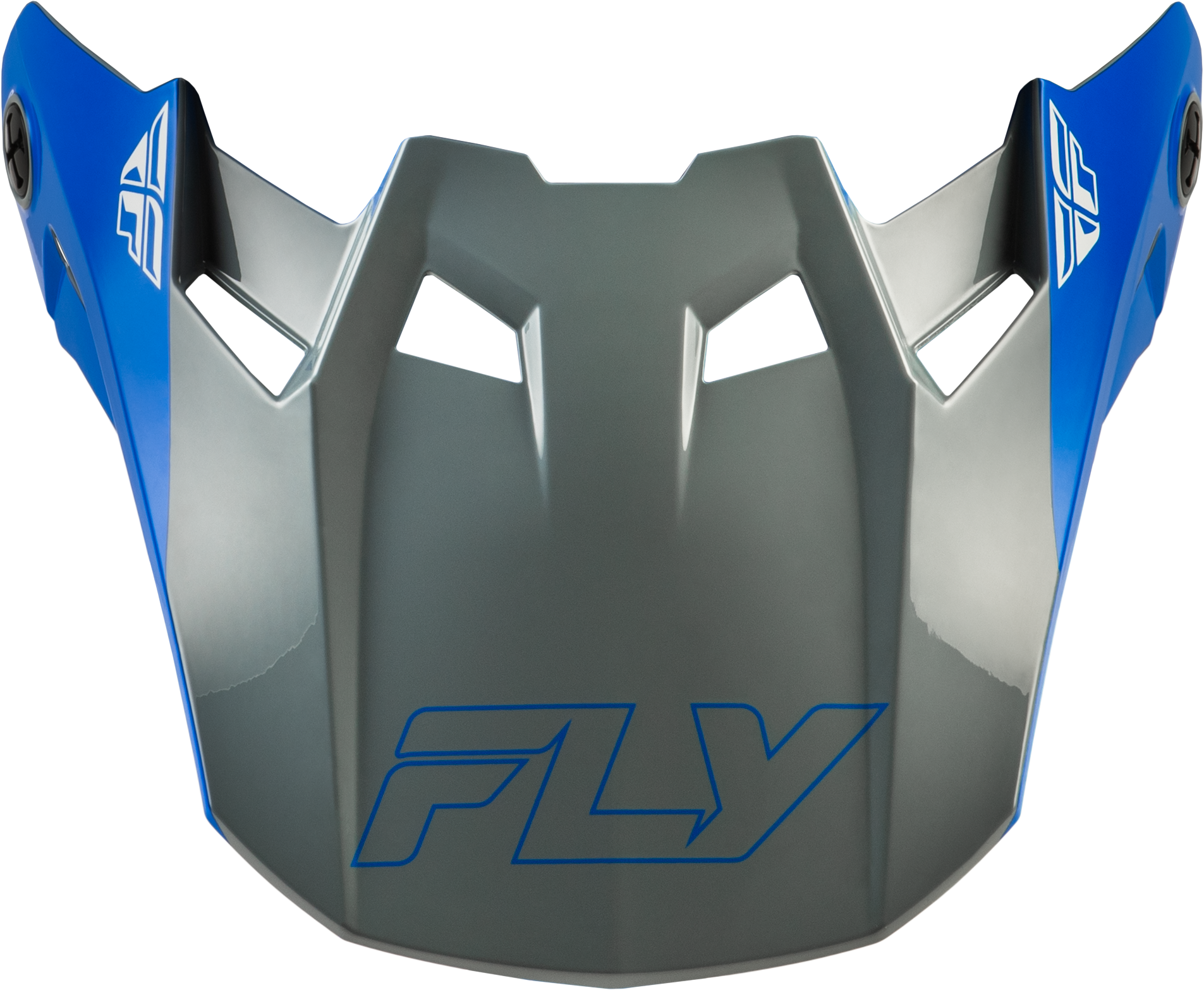 FLY Racing Formula CC Glide Visor Blue/Light Grey/Grey Yellow for Formula Helmets - Kelly Motorsports