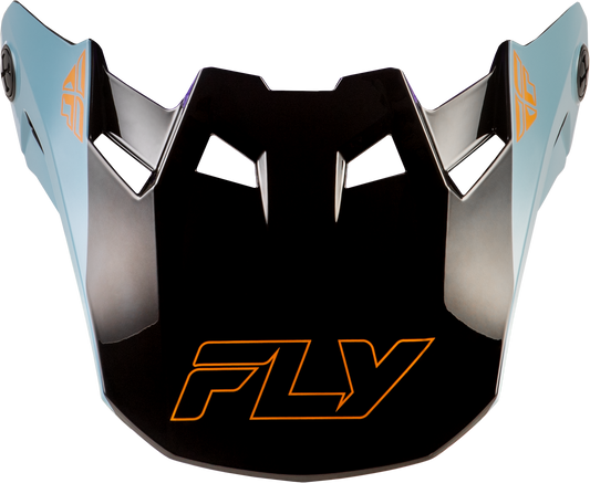 FLY Racing Formula CC Glide Visor Purple/Stone/Black XL/2X – Replacement Visor for Formula CC Helmets - Kelly Motorsports