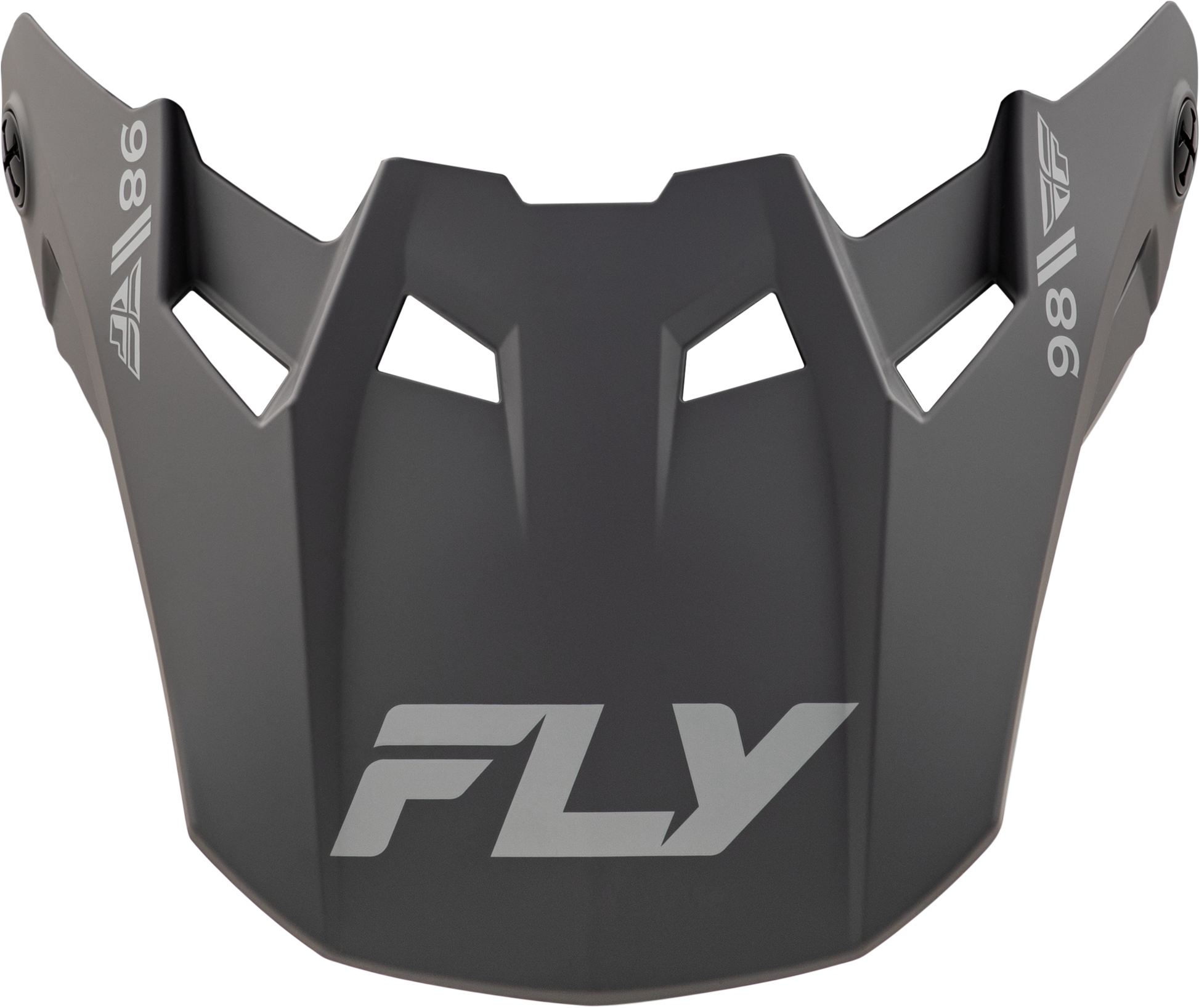 Fly Racing Formula CC Objective Visor Matte Black and Grey for Medium/Large Helmets - Kelly Motorsports