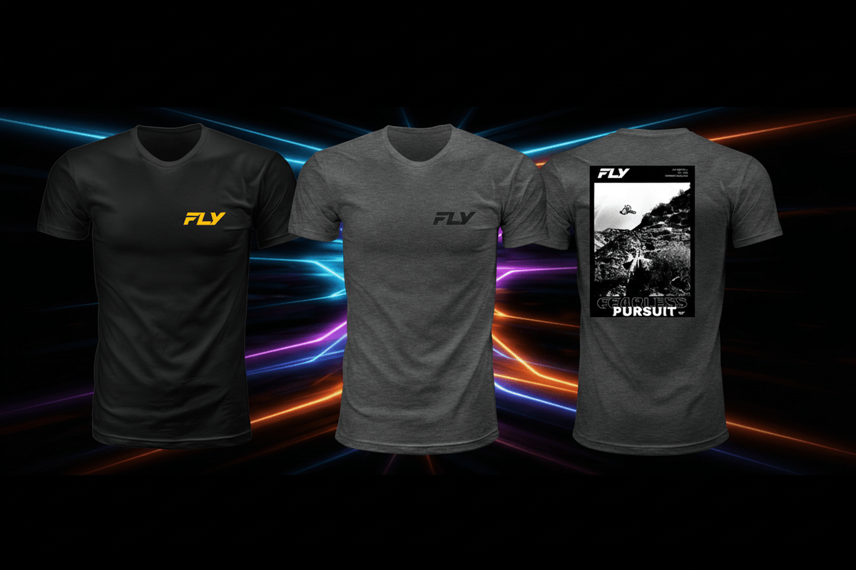 Fly Racing Freeride Tee - Comfortable 100% Combed Ring-Spun - Kelly Motorsports