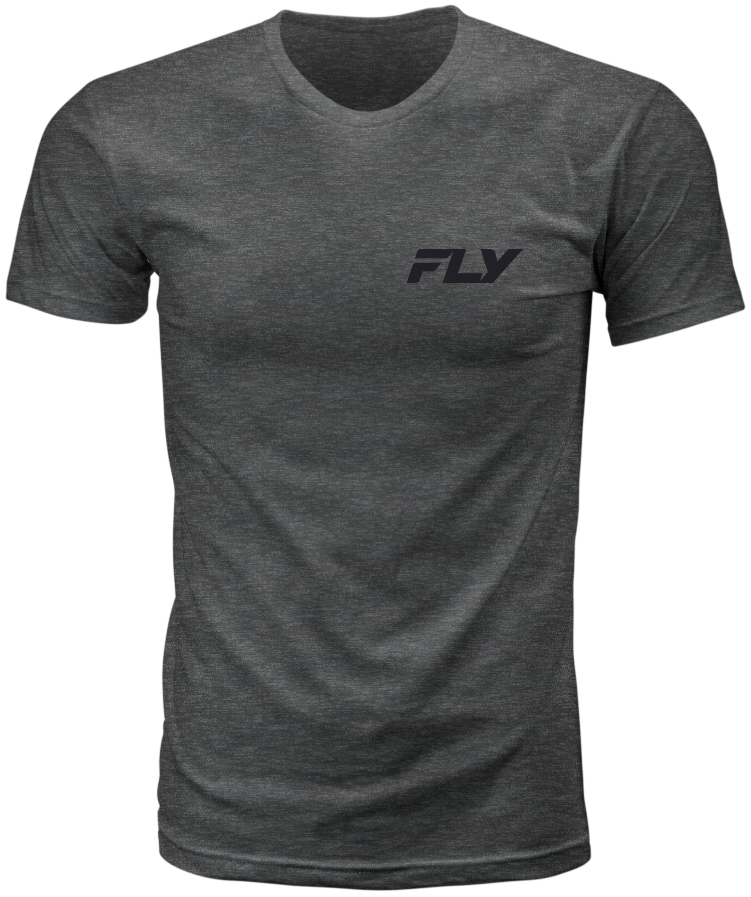 Fly Racing Freeride Tee Grey XL - Comfortable 100% Cotton Crew Neck T-Shirt - Kelly Motorsports