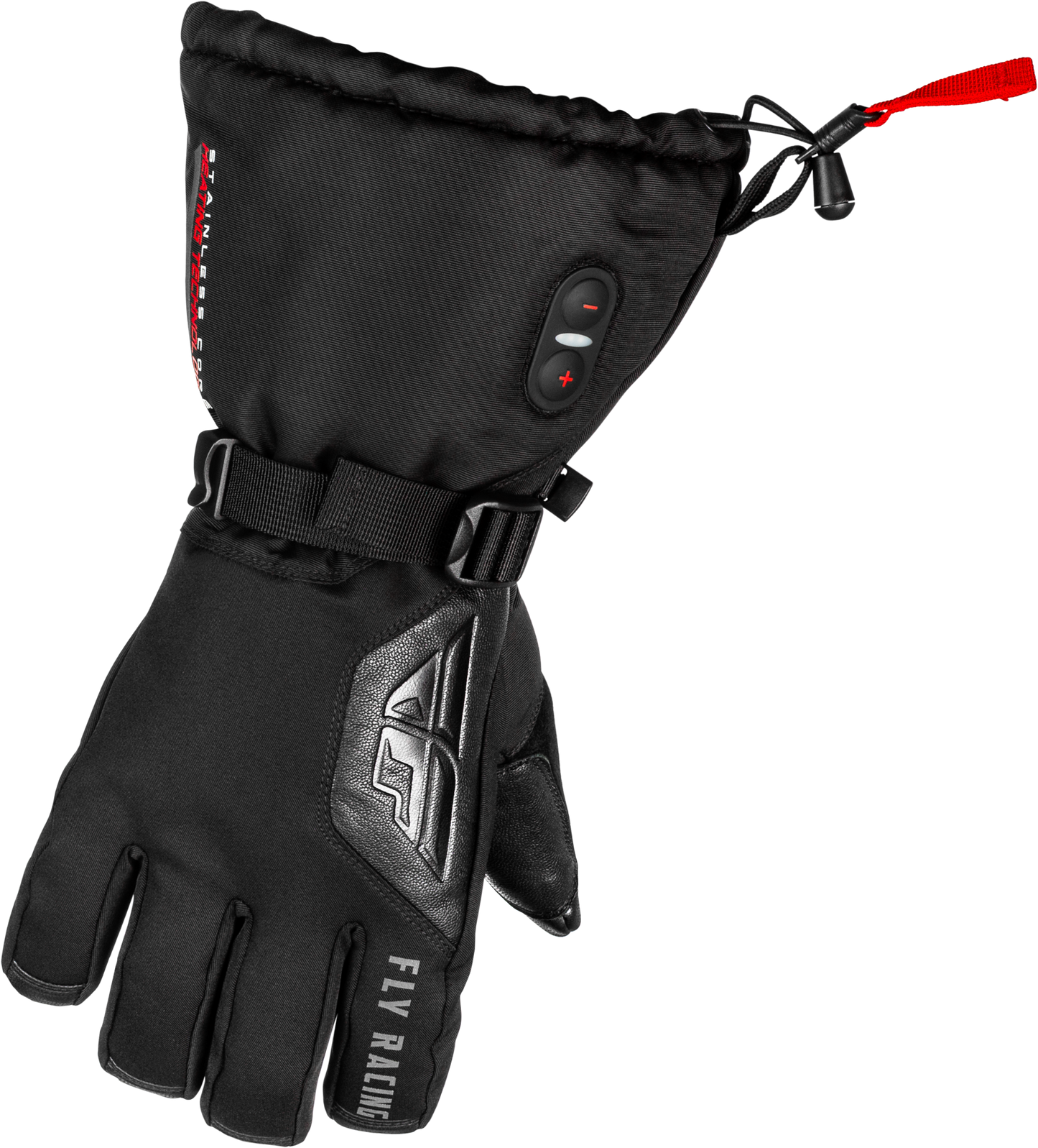 Fly Racing Ignitor Heated Gloves Black 3X with Touchscreen Compatibility and 3 - Level Heat Control - Kelly Motorsports