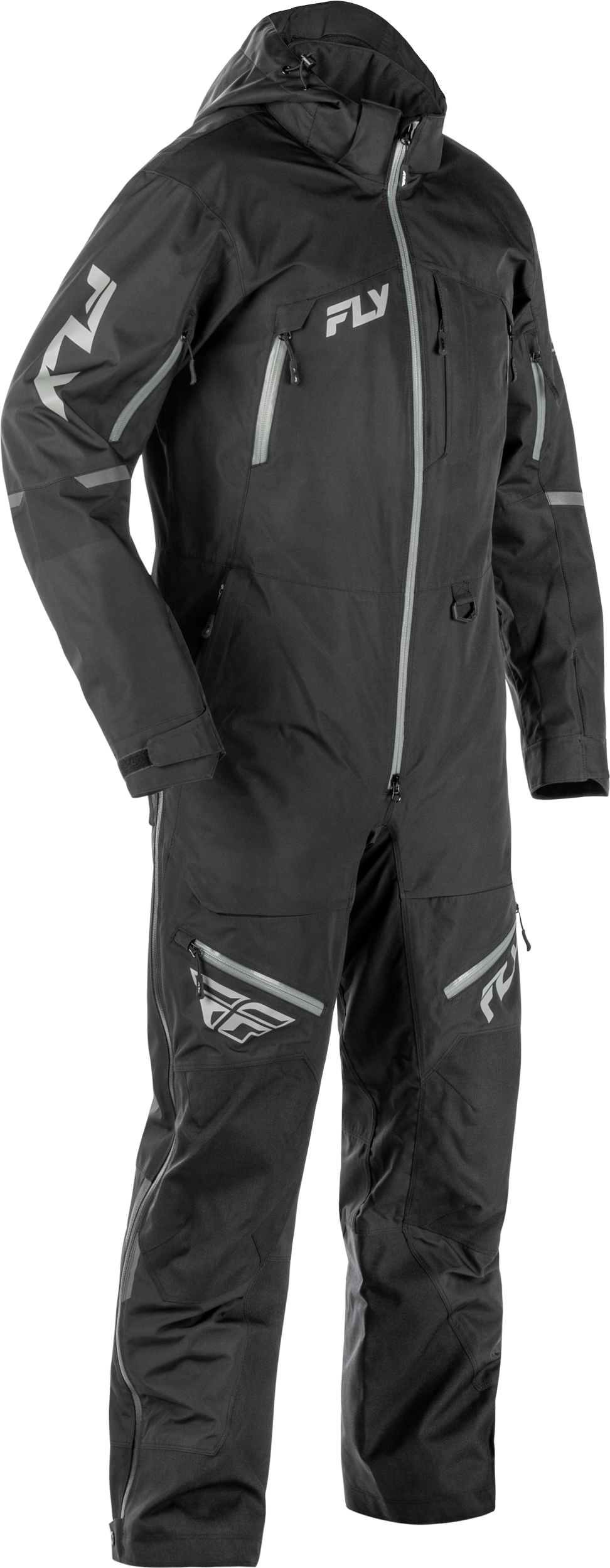 Fly Racing Incline Monosuit Black 2X - Waterproof Breathable Motorcycle Suit with Safety Features - Kelly Motorsports