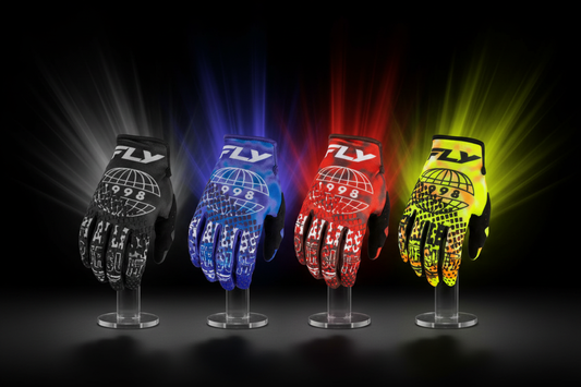 FLY Racing Kinetic Blur Gloves Hero
