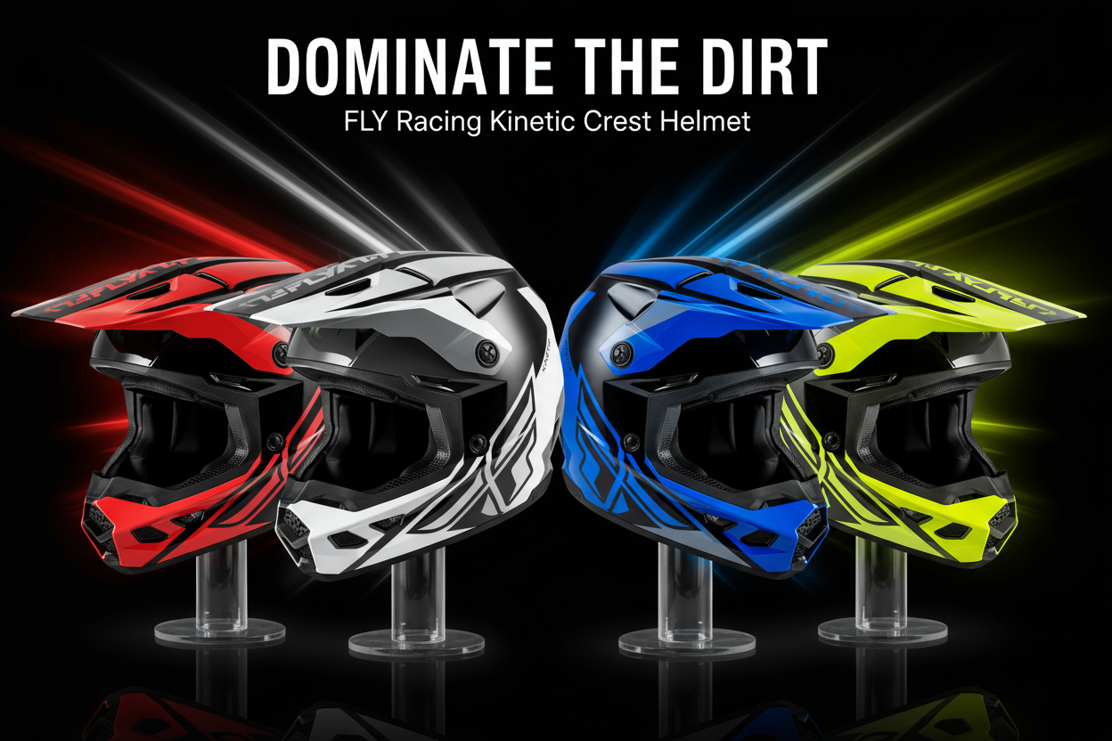 FLY Racing Kinetic Crest Helmet Hero