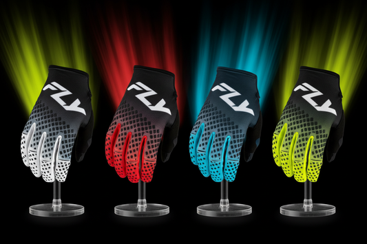 FLY Racing Kinetic Fade Gloves Hero