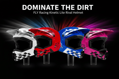 Fly Racing Kinetic Lite Rival Helmet Adult & Youth *New* - Kelly Motorsports