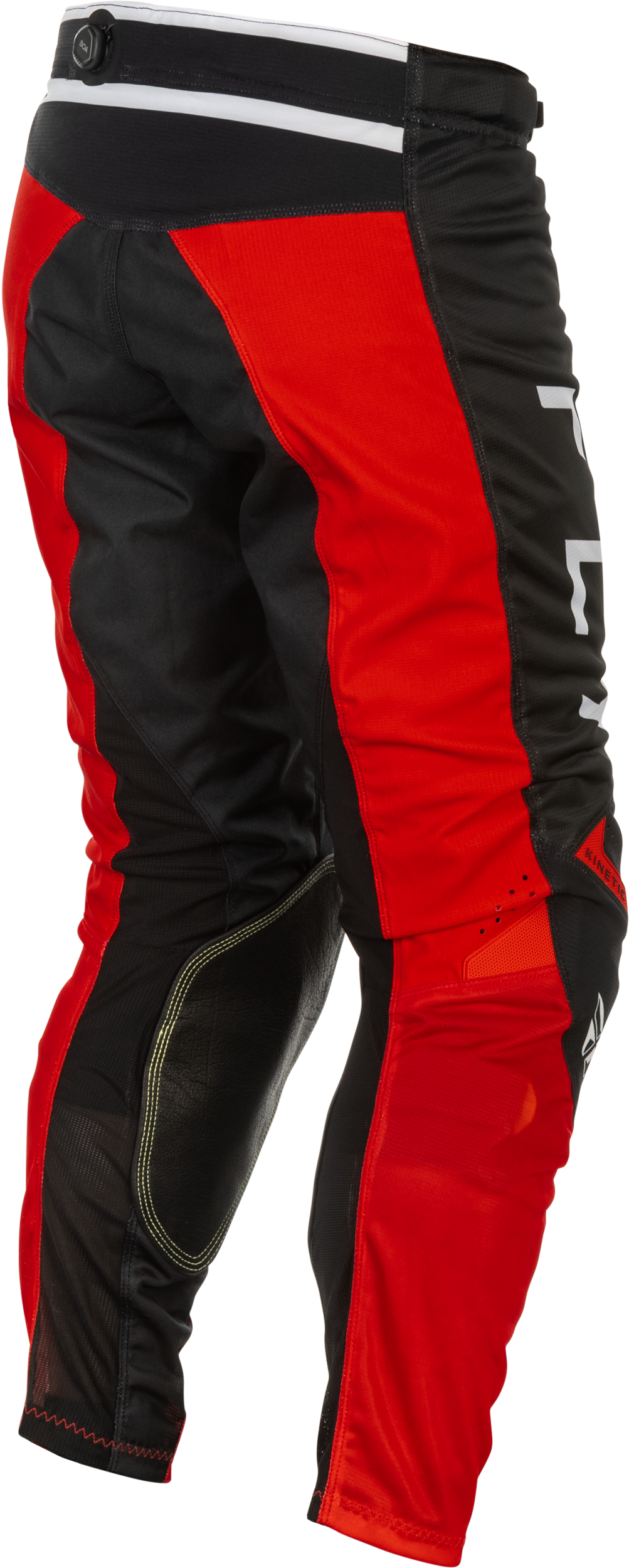 Fly Racing Kinetic Mesh Center Pants Black/White/Red Size 28 - Kelly Motorsports
