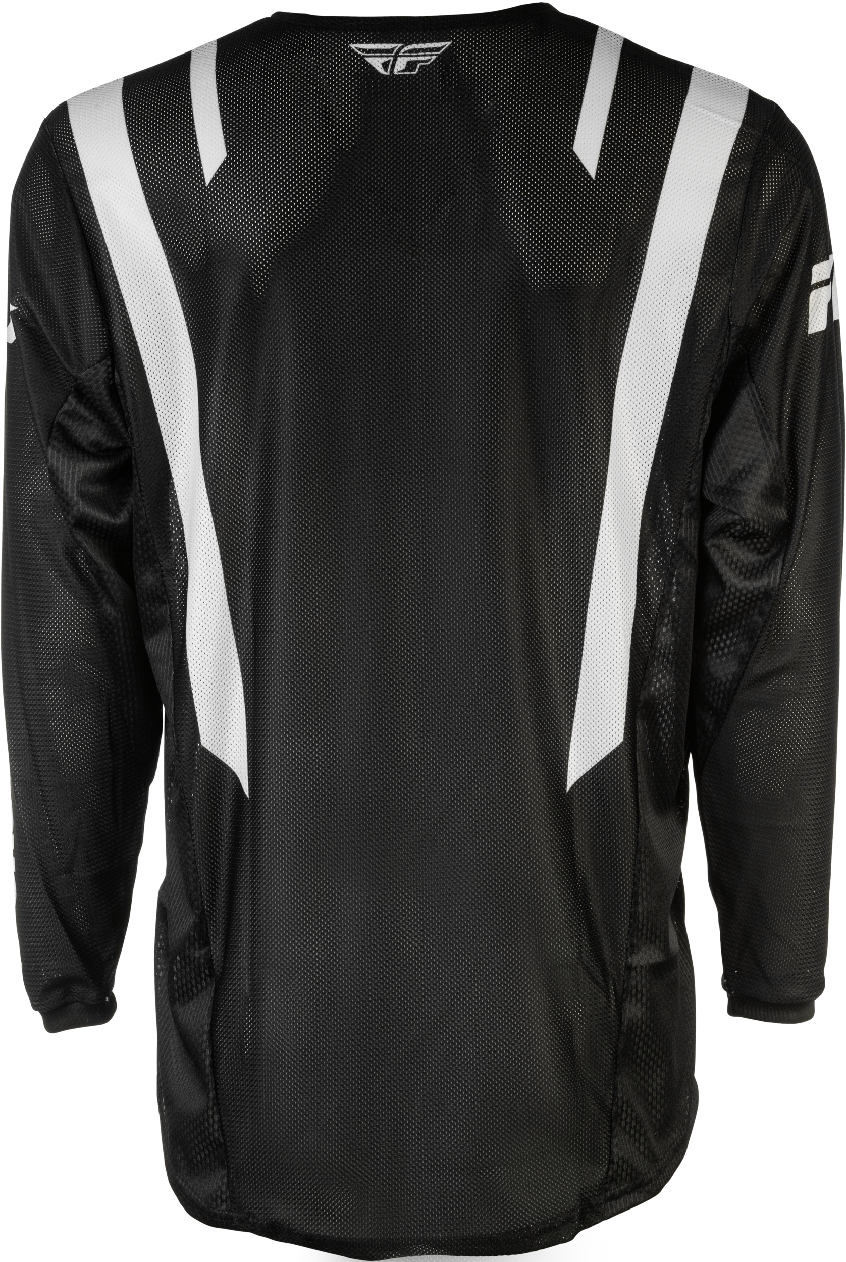 Fly Racing Kinetic Mesh DBK Jersey Black/White Medium - Breathable Motocross Jersey - Kelly Motorsports