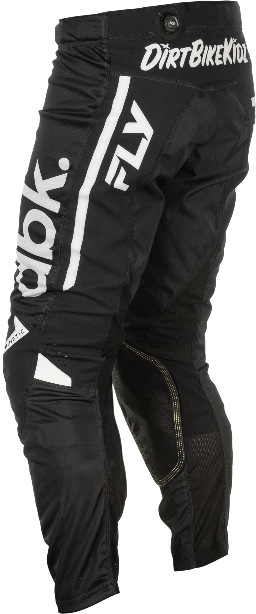 Fly Racing Kinetic Mesh DBK Pants Black/White Size 28 - Kelly Motorsports