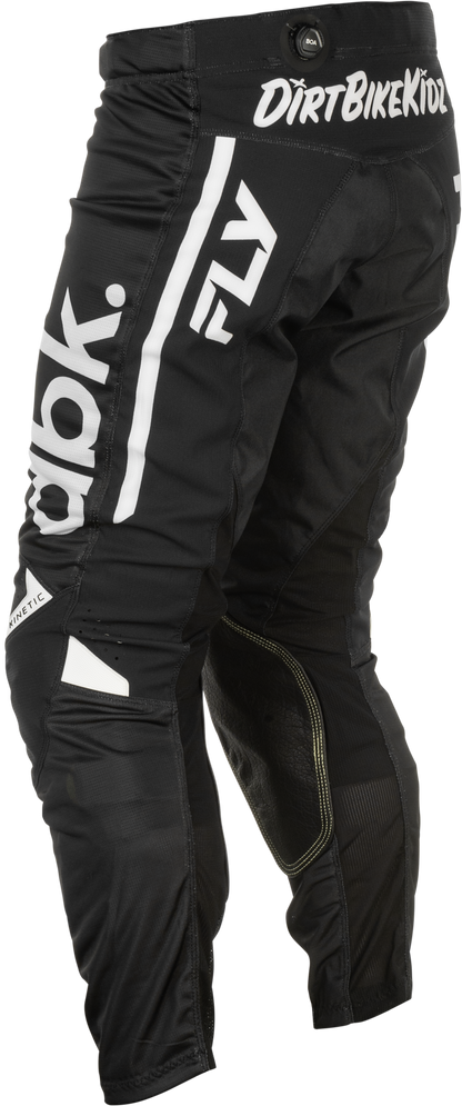 Fly Racing Kinetic Mesh DBK Pants Black/White Size 28 - Kelly Motorsports