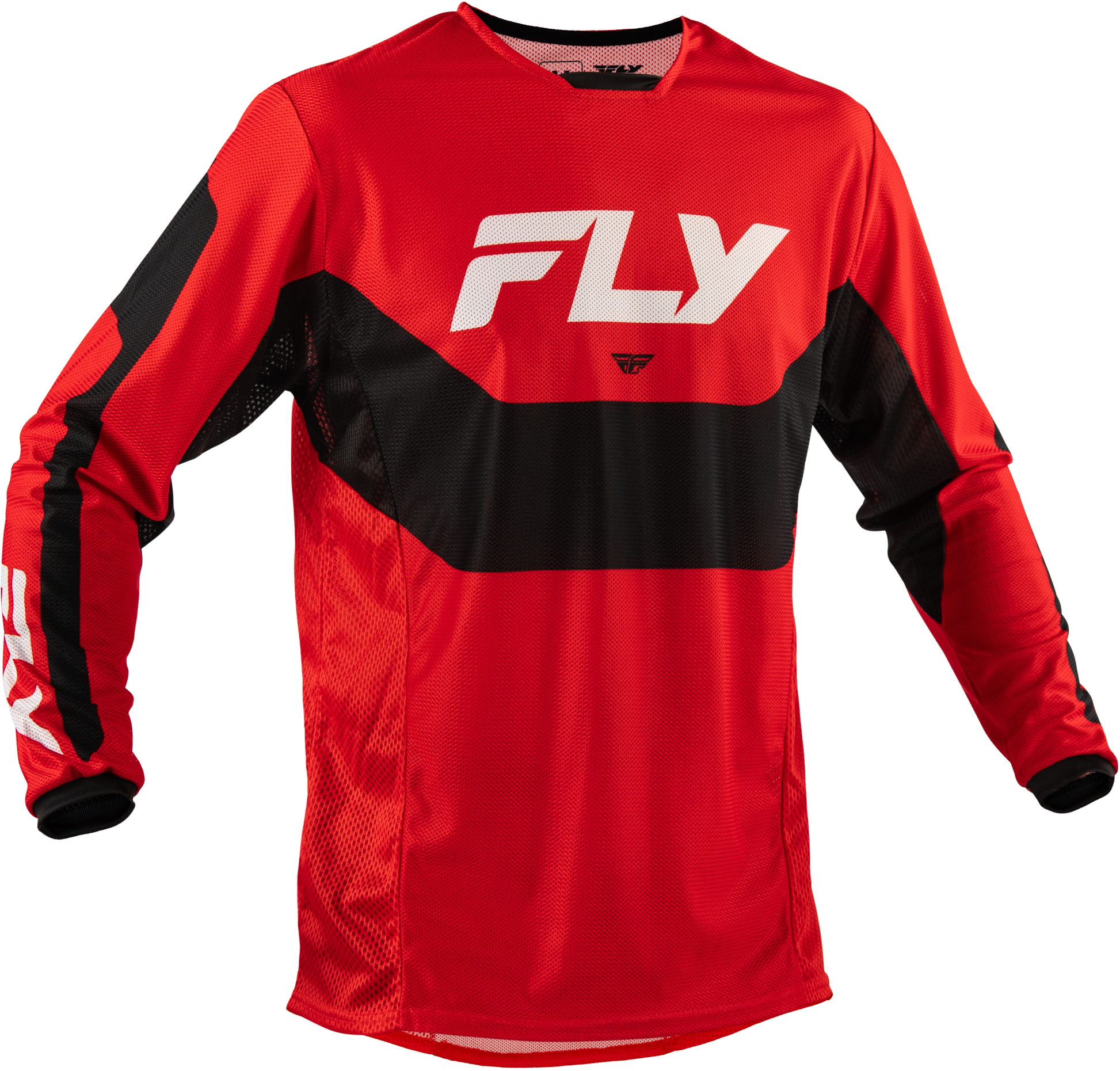 Fly Racing Kinetic Mesh Jersey Red/Black/White 2X – Breathable Performance Motorcycle Jersey - Kelly Motorsports