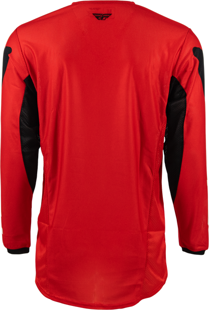 Fly Racing Kinetic Mesh Jersey Red/Black/White Small - Breathable Dirt Bike Jersey - Kelly Motorsports