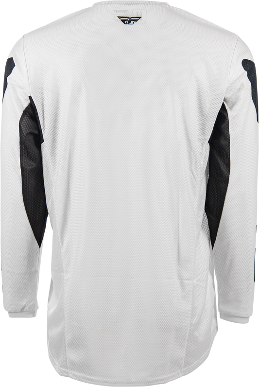 Fly Racing Kinetic Mesh Jersey White/Black Medium - Kelly Motorsports
