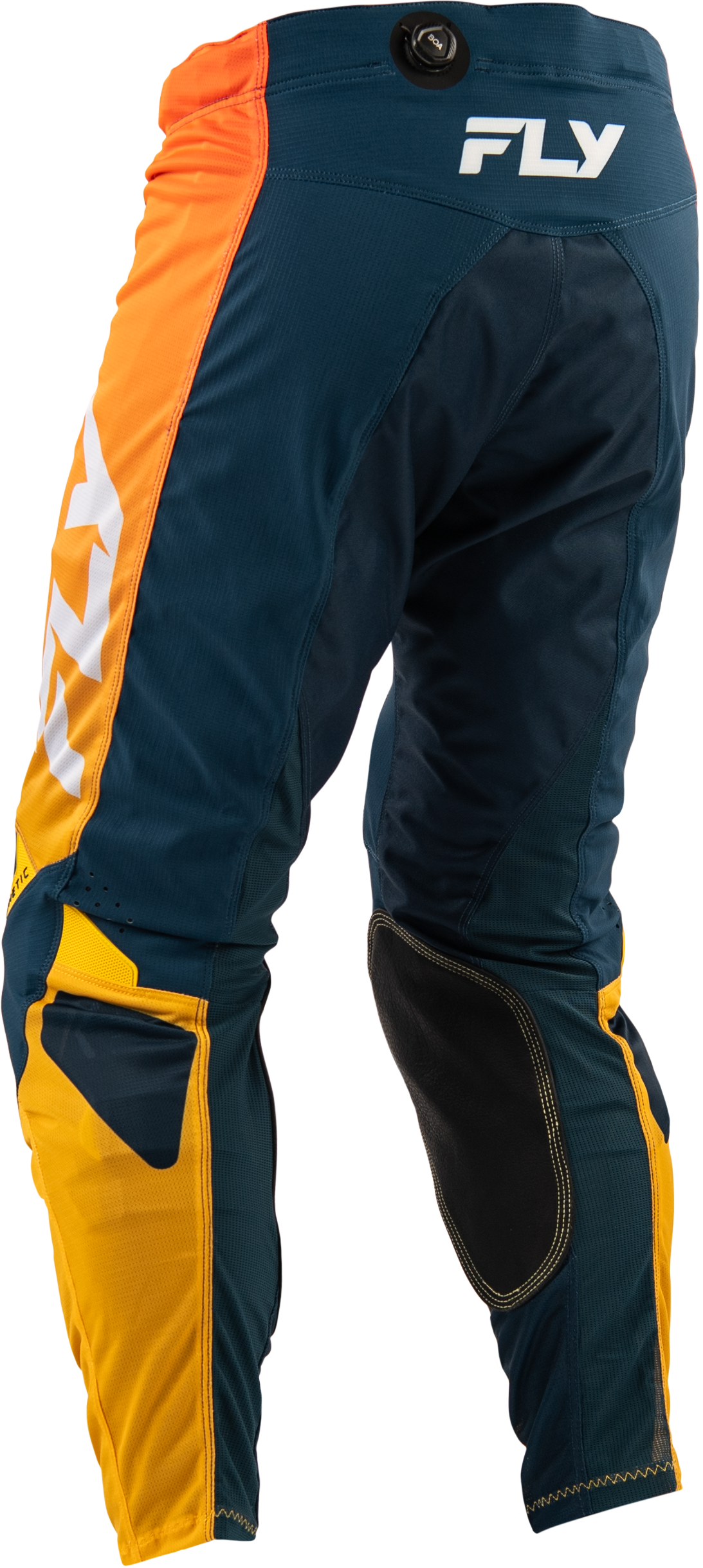Fly Racing Kinetic Mesh Pants Navy/Orange Size 32 - Durable, Comfortable Motorcycle Pants with Adjustable Fit - Kelly Motorsports
