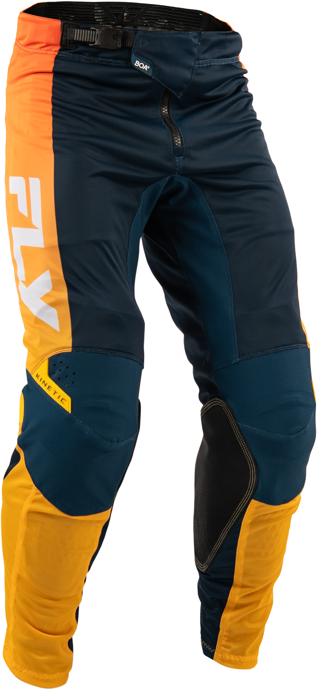 Fly Racing Kinetic Mesh Pants Navy/Orange Size 36 – Durable, Flexible Motocross Riding Gear - Kelly Motorsports