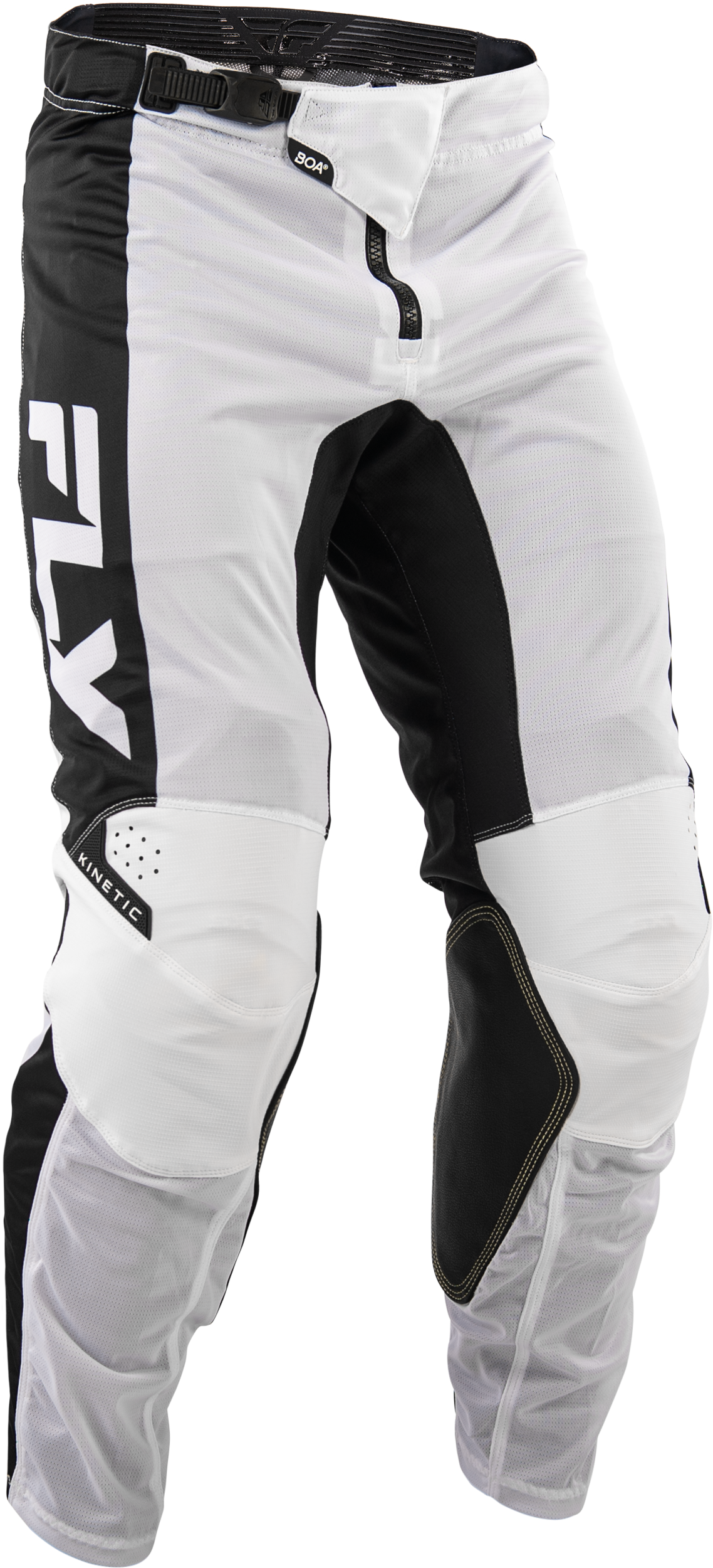 Fly Racing Kinetic Mesh Pants White/Black Size 30 – Durable, Breathable Off - Road Riding Gear - Kelly Motorsports